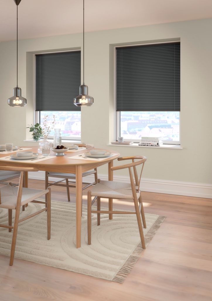 HVEN Roleta plisowana światłoszczelna HVEN 60x130cm góra/dół szara