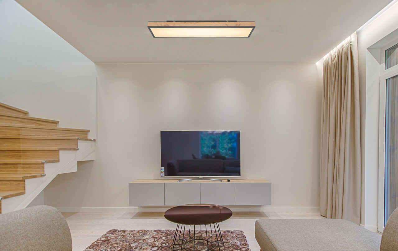 Globo Lighting - DORO - Deckenleuchte Aluminium Graphit, LED