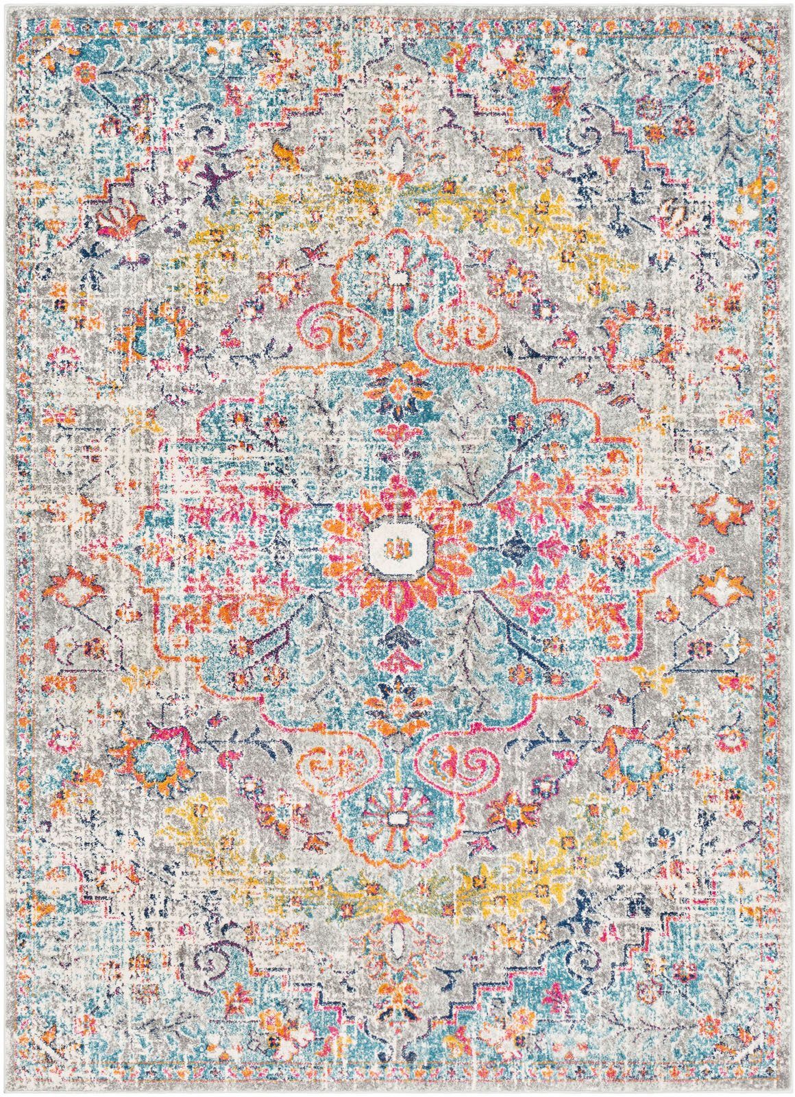 Teppich Traditional, Surya, rechteckig, Höhe: 11 mm, Shabby Chic Effekt