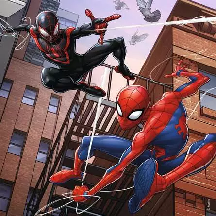Kinderpuzzle ab 5 Jahren - Spider-Man beschützt die Stadt - 49 Teile