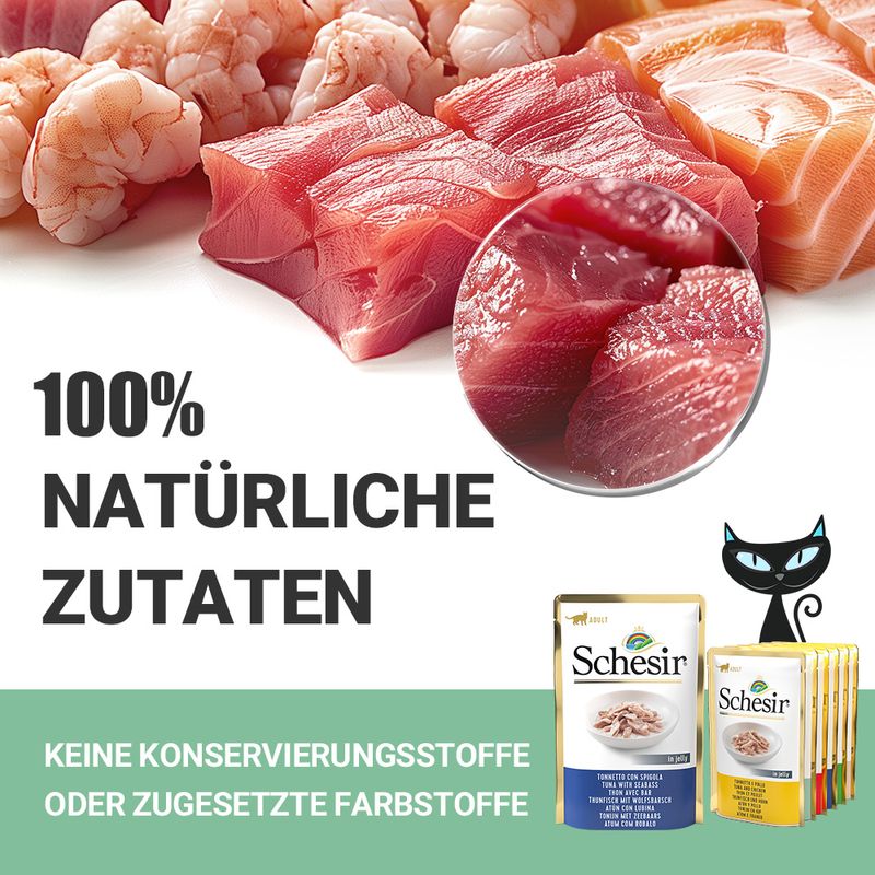 Sparpaket Schesir Jelly Pouch 24 x 85 g zu TOP-Preisen | bitiba %