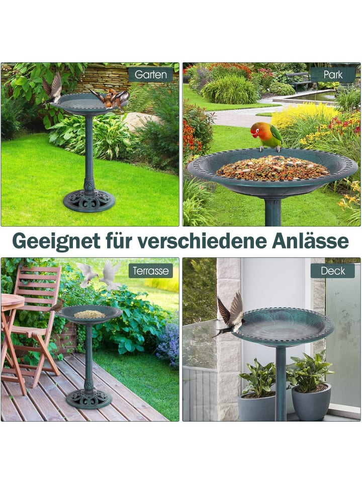 COSTWAY Vogelfutterstation in Grün günstig kaufen onesize