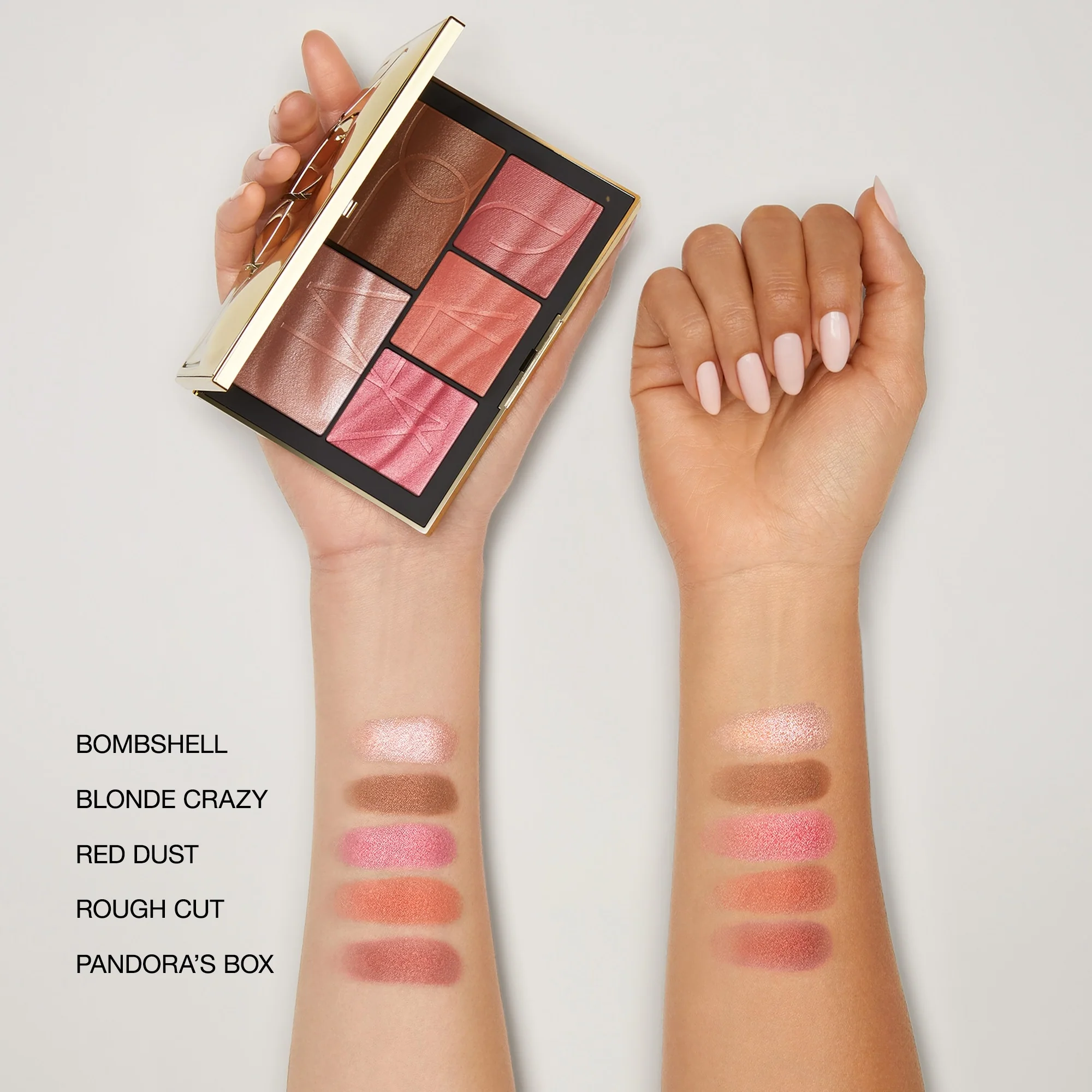 Viso ČISTA LUKSUZNA PALETA ZA ŠMINKU ZA OBRAZE I OČI KOJA REFLEKTIRA SVJETLO - Palette visio