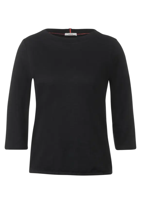 CECIL Shirt mit U-Bootausschnitt