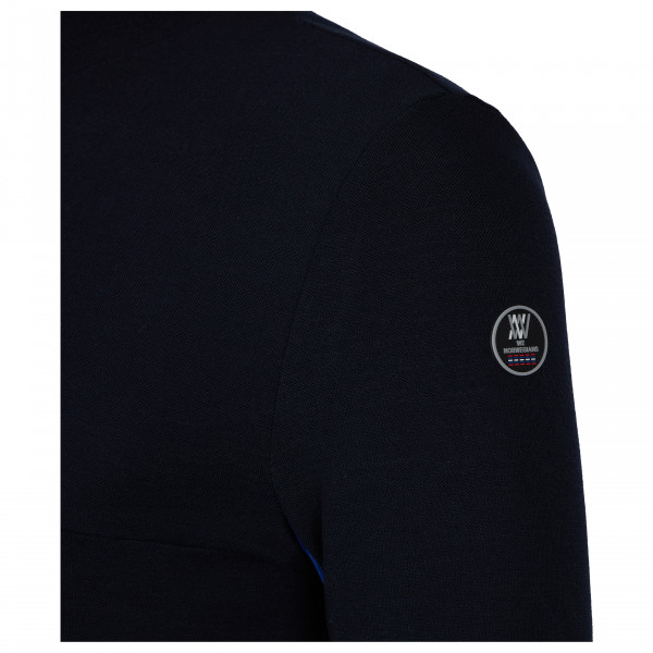 We Norwegians - Tryvann Colblock Zipup - Merinolongsleeve