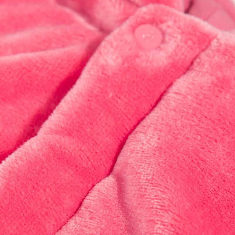 Pilote fausse fourrure rose blush naissance Absorba