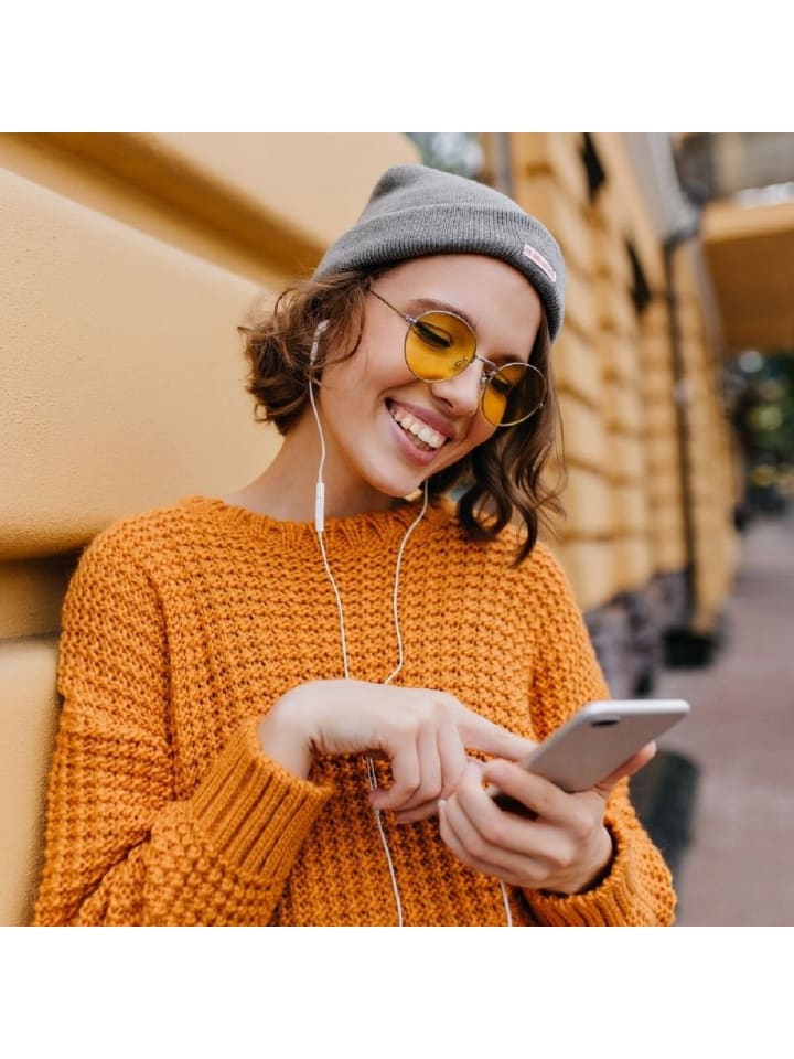 COFI 1453 In-Ear Kopfhörer Stereo für Apple iPhone iPhone-Anschluss in Weiß günstig kaufen onesize