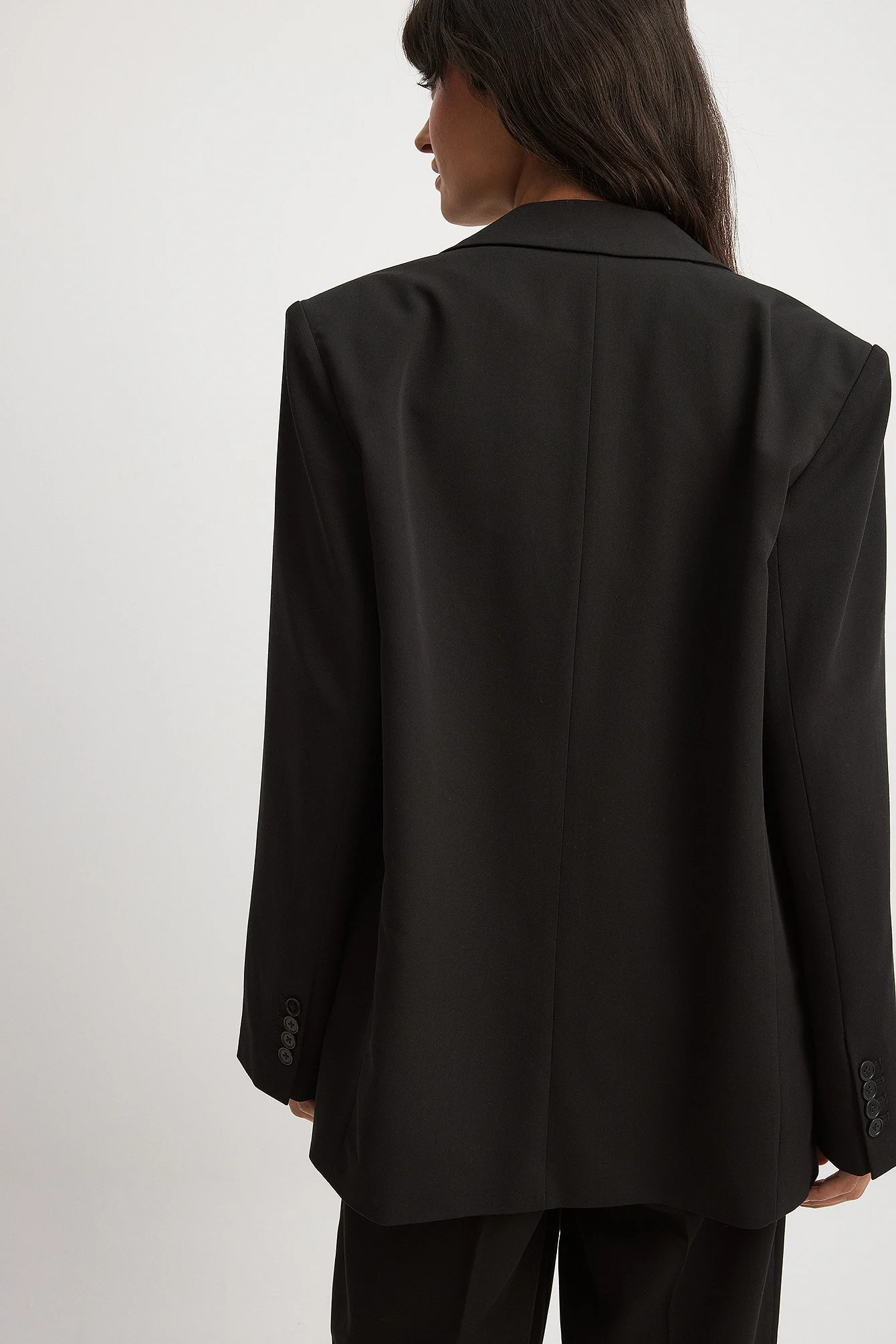 Oversize-Blazer mit einem Knopf