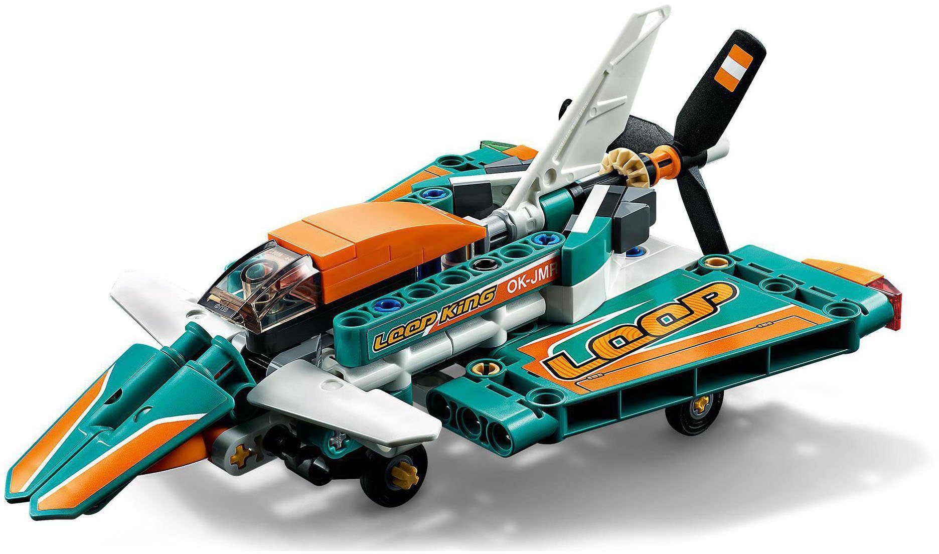 LEGO® Konstruktionsspielsteine Rennflugzeug (42117), LEGO® Technic, (154 St)