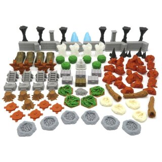 Scenery Update Pack for Jaws of the Lion to Gloomhaven – 94 Pieces