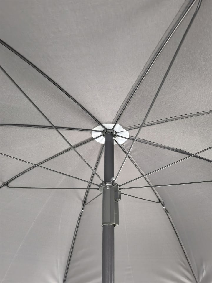 VCM  Sonnenschirm 180 cm Strandschirm Schirm UV-Schutz in Anthrazit günstig kaufen onesize