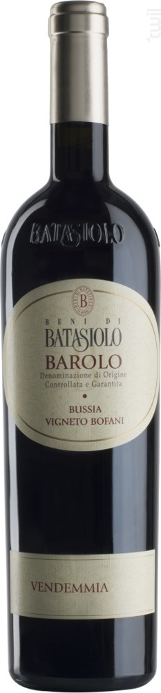 Bussia Vigneto Bofani Beni Di Batasiolo Vin Rouge●Barolo DOCG 2012 75cl