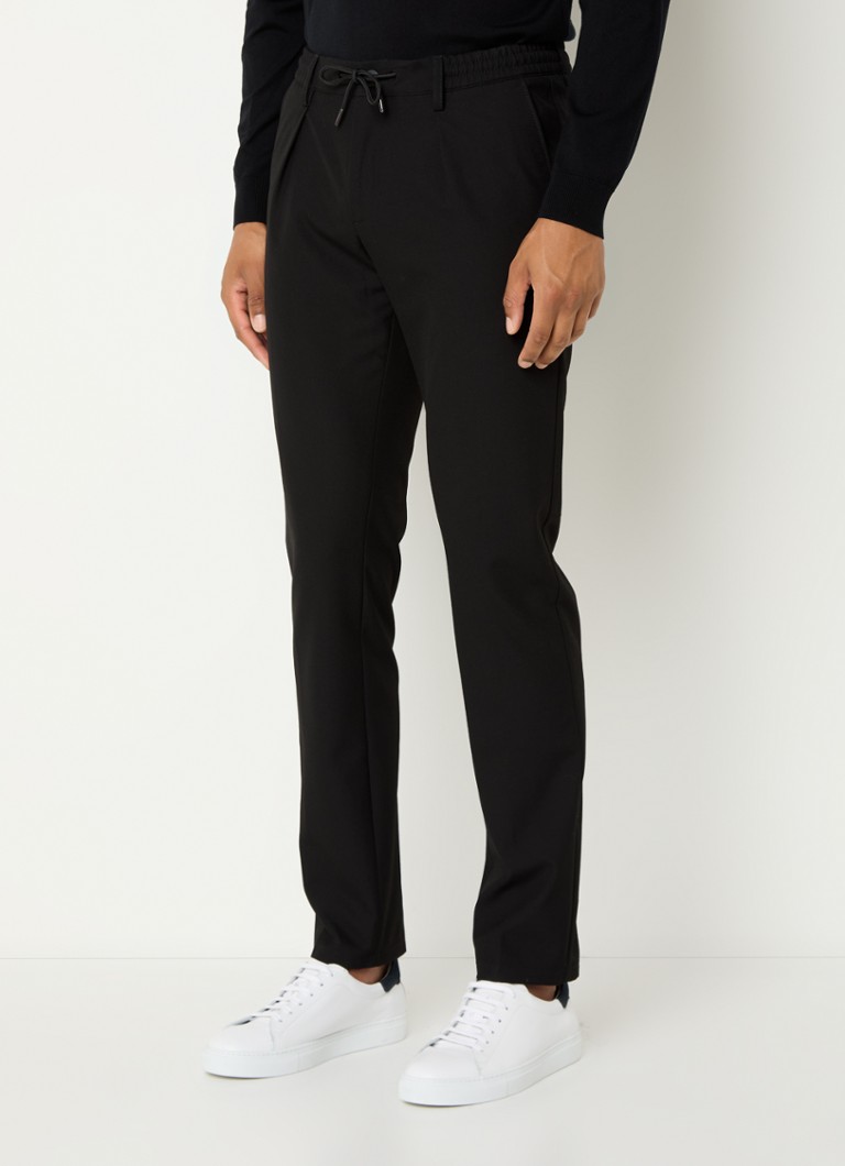 Pantaloni chino Profumo slim fit cu buzunare laterale