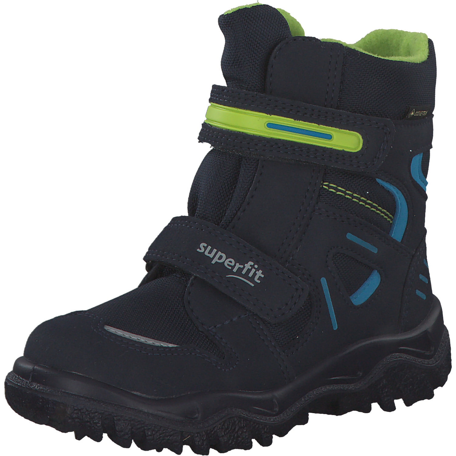 Superfit HUSKY 09080, Winterstiefel, Kinder, 22 BLAU/GRÜN