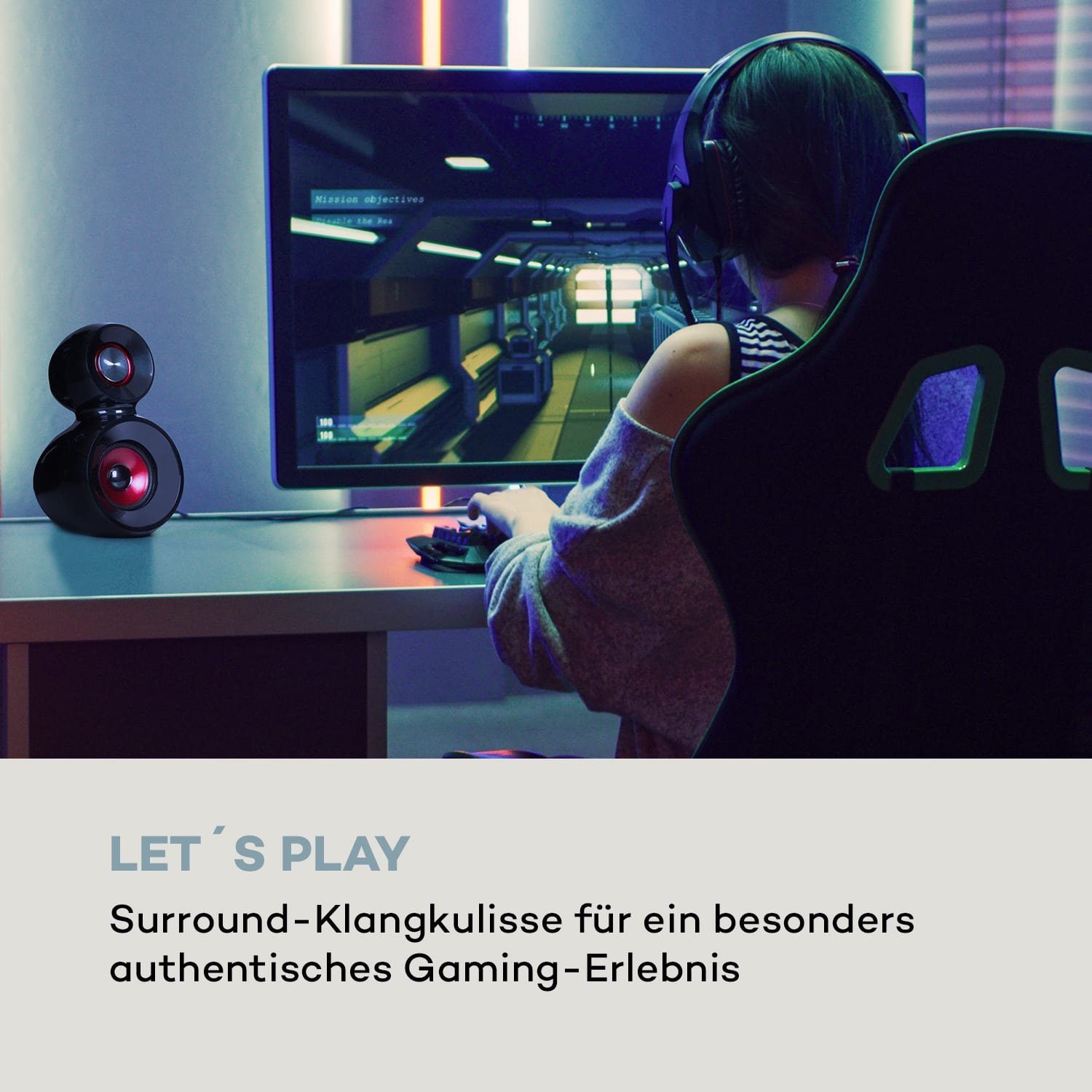 Auna X-Gaming Lautsprechersystem (190 W)