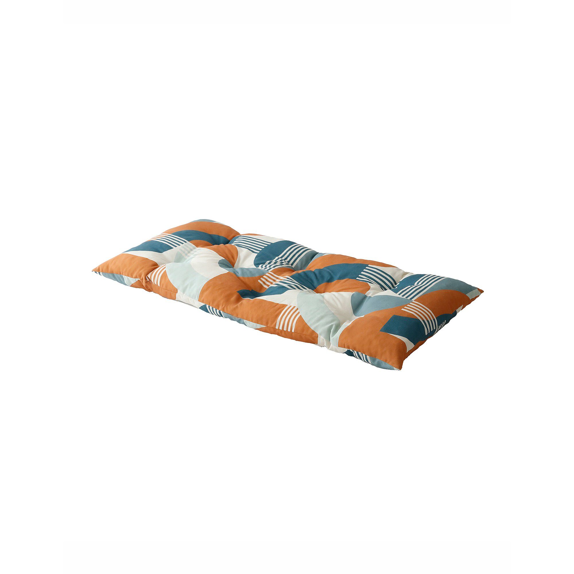 Long coussin déco imprimé géométrique Art Déco