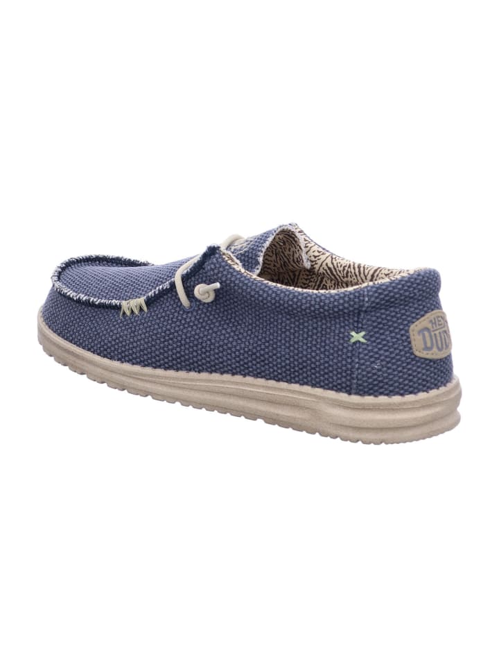 Hey Dude Herren Halbschuhe WALLY BRAIDED in Blau günstig kaufen