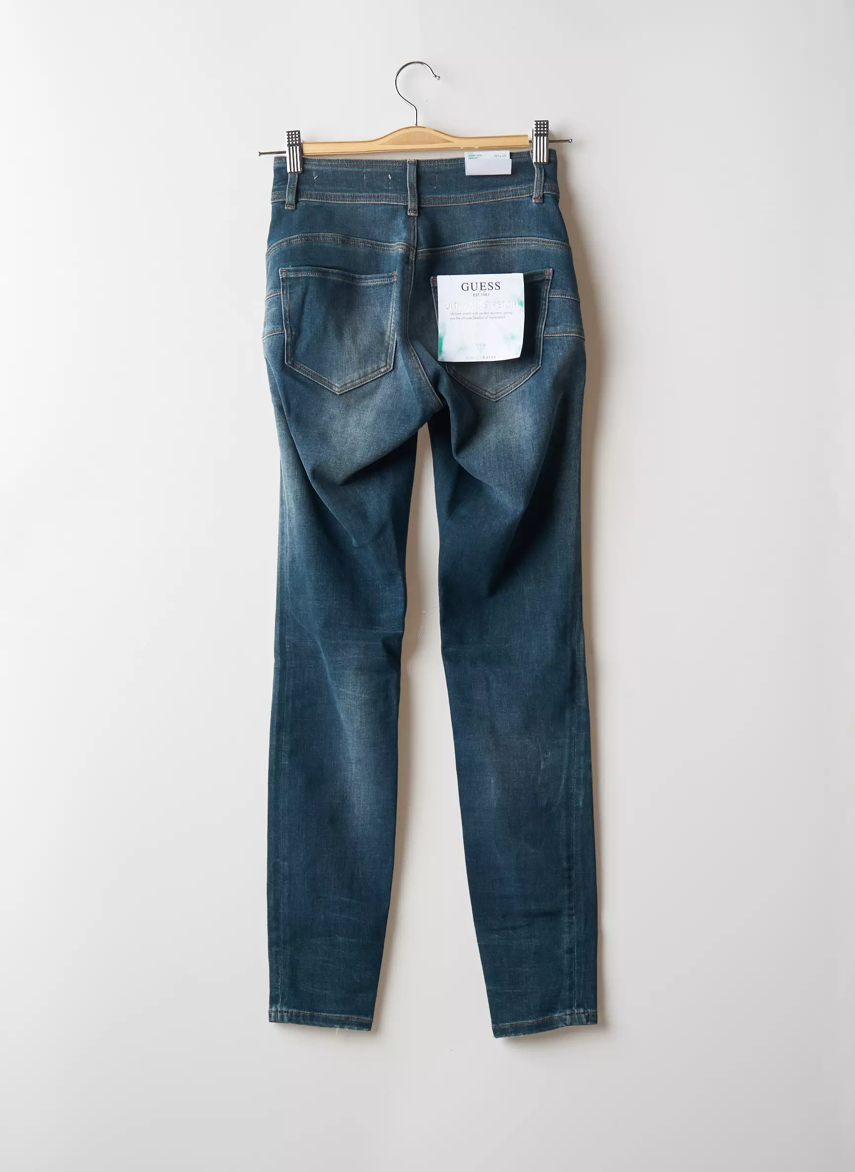 Guess Jeans Skinny Femme couleur bleu