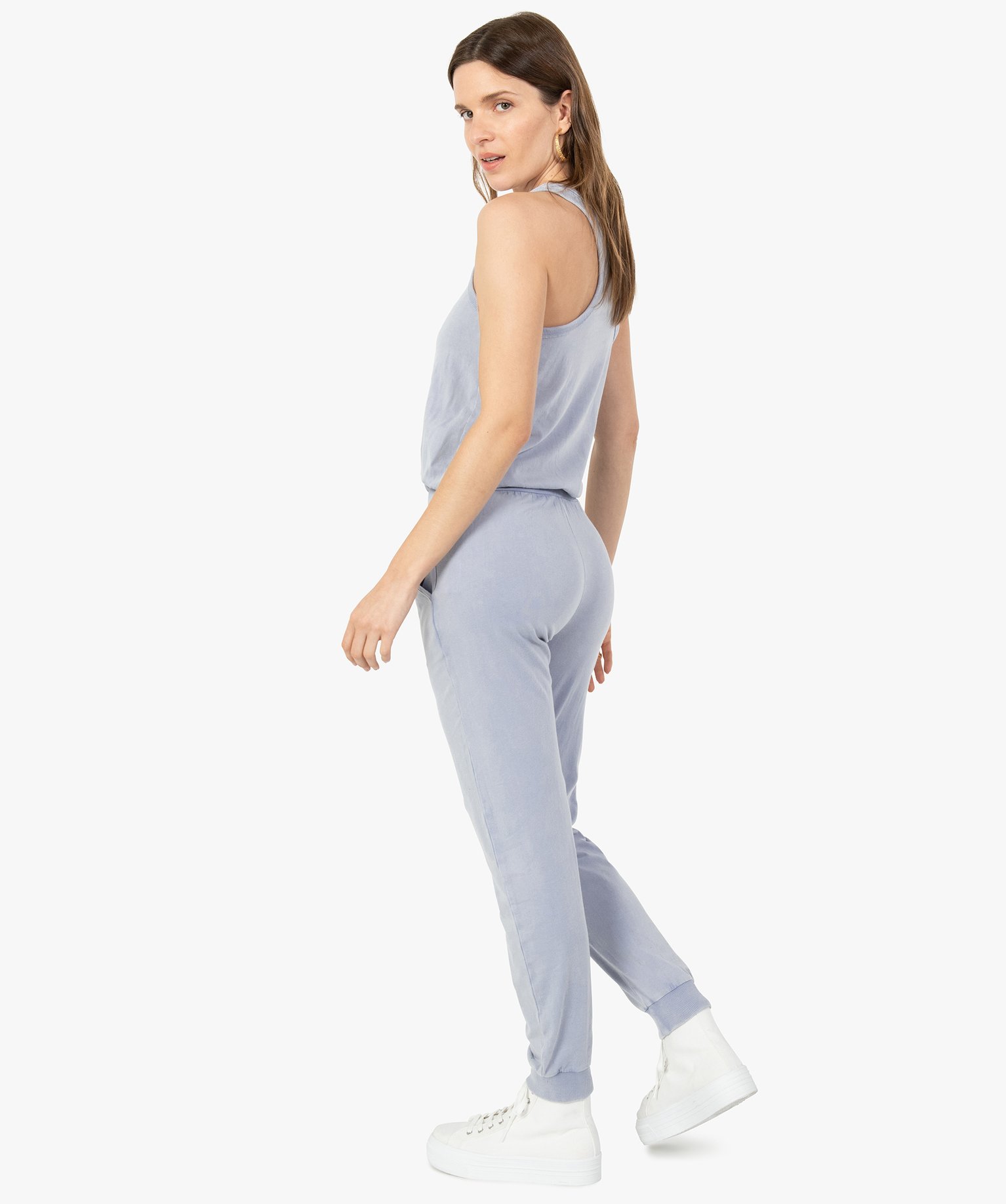 Combinaison pantalon femme en maille - Camps United bleu | GEMO