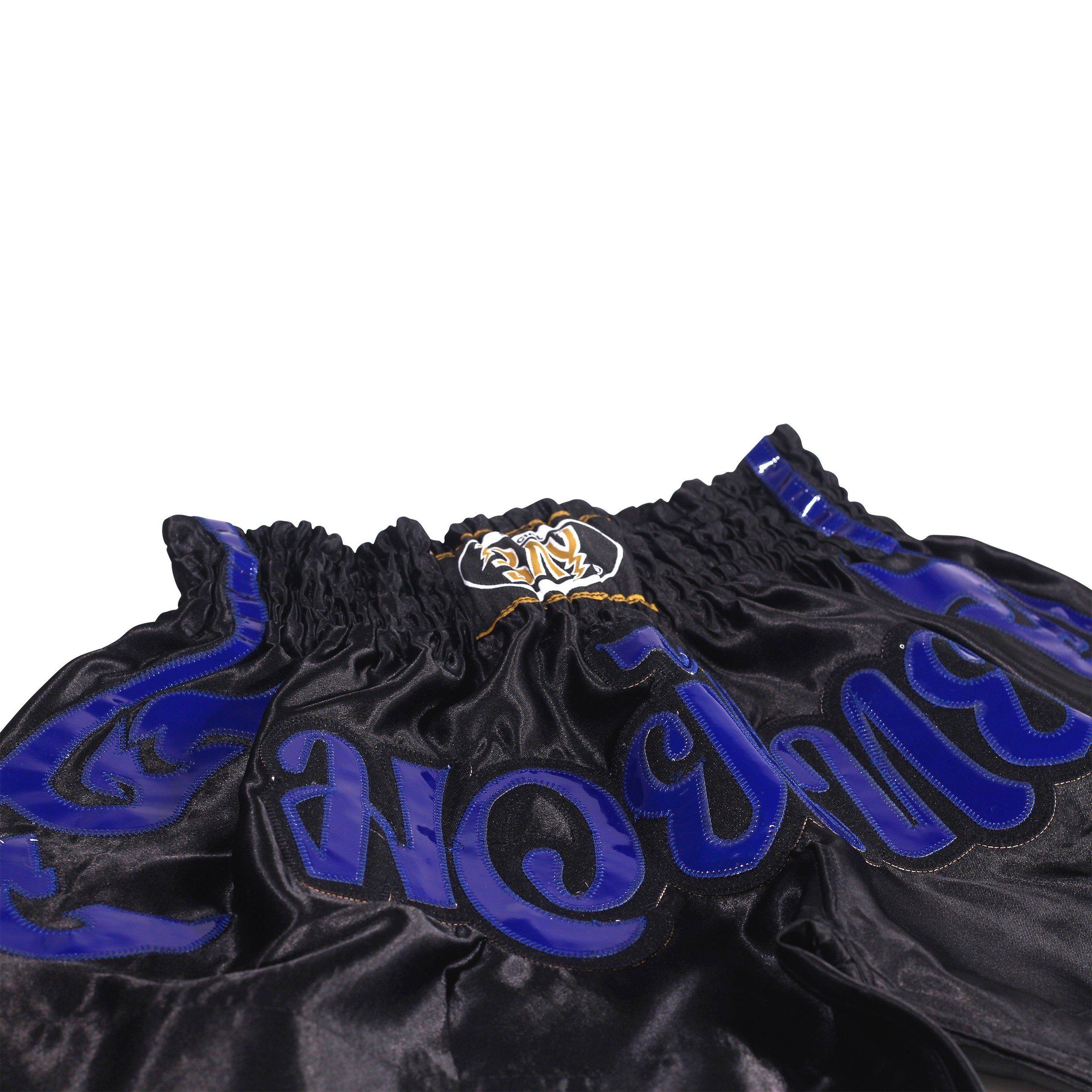 BAY-Sports Sporthose Muay Thai Kick Hose Shorts Thaiboxhose Thaiboxen MMA kurz Kickboxen (traditional und aufwendig verarbeitet, Laser Cut Serie) Laser Cut Serie