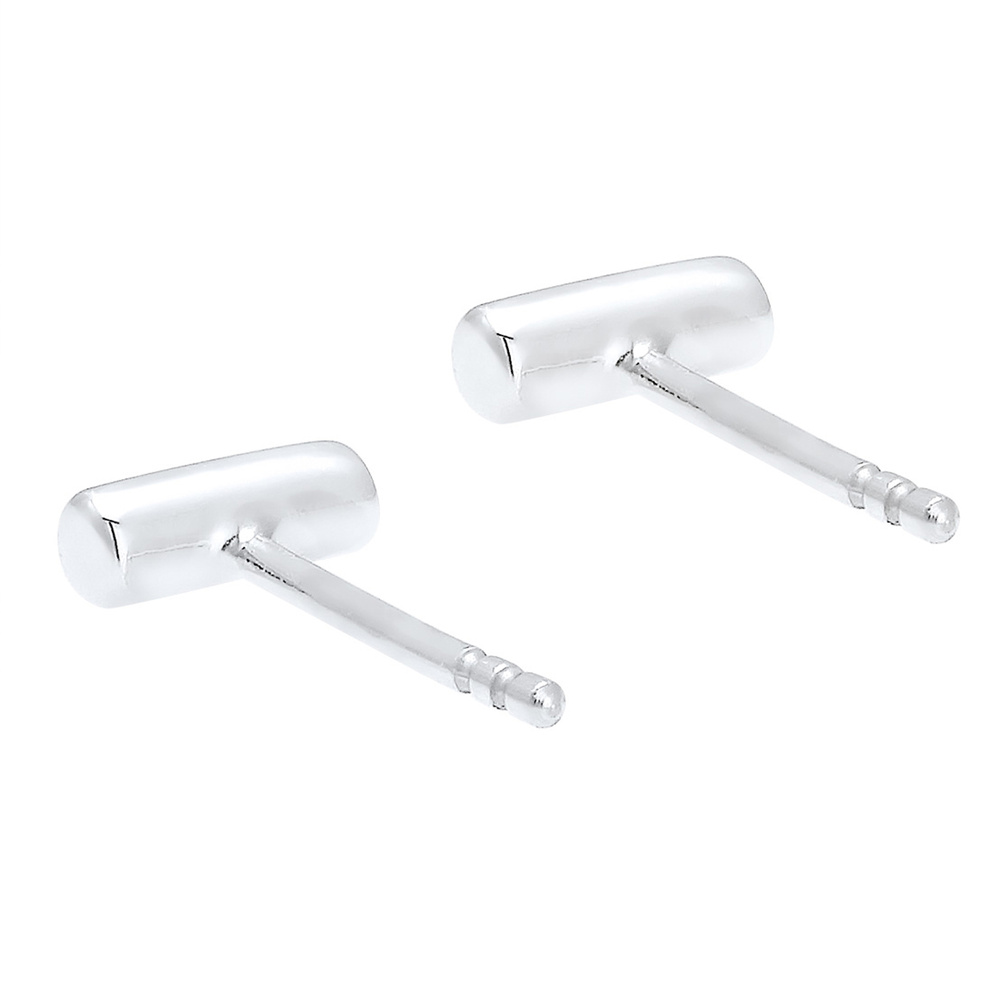 Elli Elli Boucles d'Oreilles Geo Minimalise Boucles d'Oreilles Femme - (925/1000) Arge Boucles d'oreilles