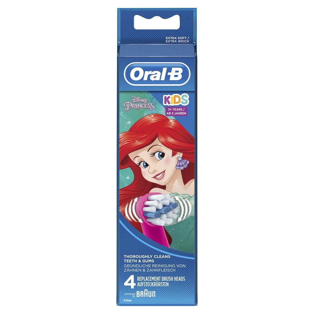 oral-b Oral-B Kids Brossettes, Lot De 4 Brossettes De Rechange