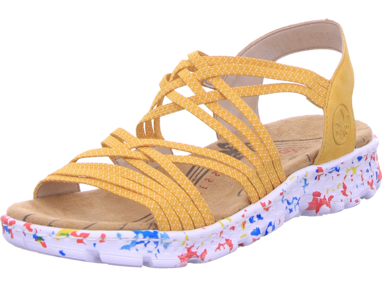 RIEKER Modische Pumps gelb