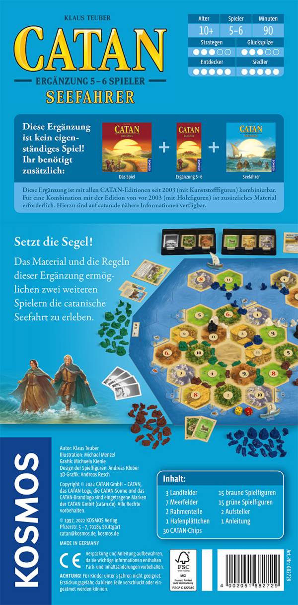 CATAN - Seefahrer Ergänzung 5/6 Spieler (2022)
