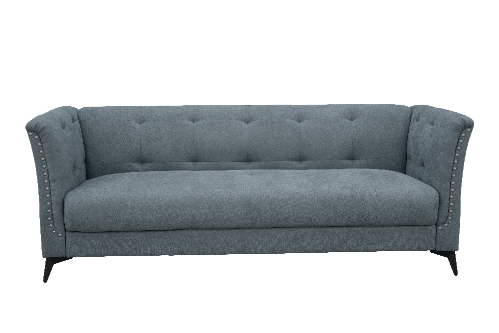Happy Home 3-Sitzer Stoffsofa Polstersofa Sitzmöbel Loungesofa anthrazit