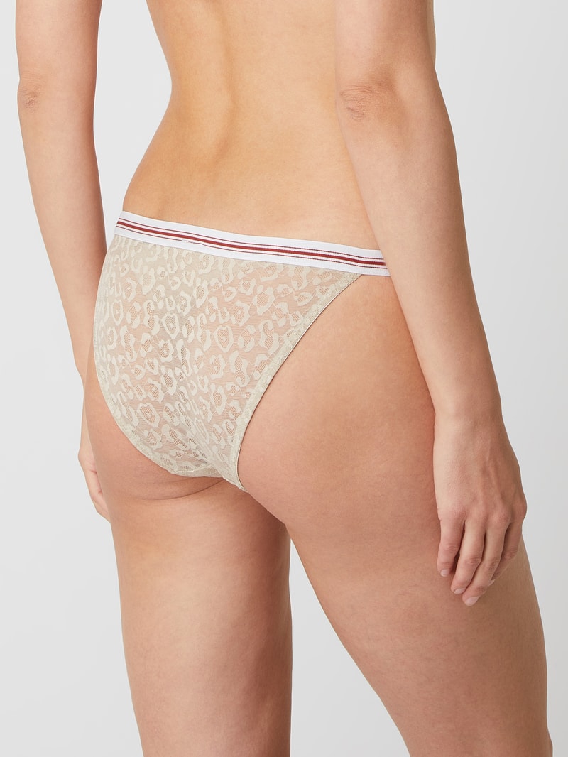 Slip aus Spitze in beige