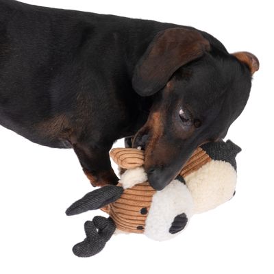TIAKI Hundespielzeug Rentier mit Knisterbeinen