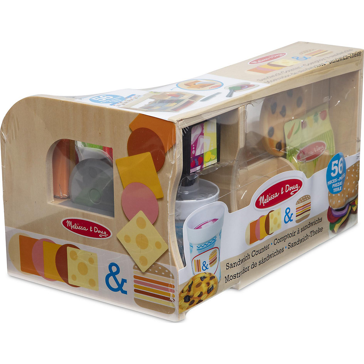 Sandwichtheke aus Holz