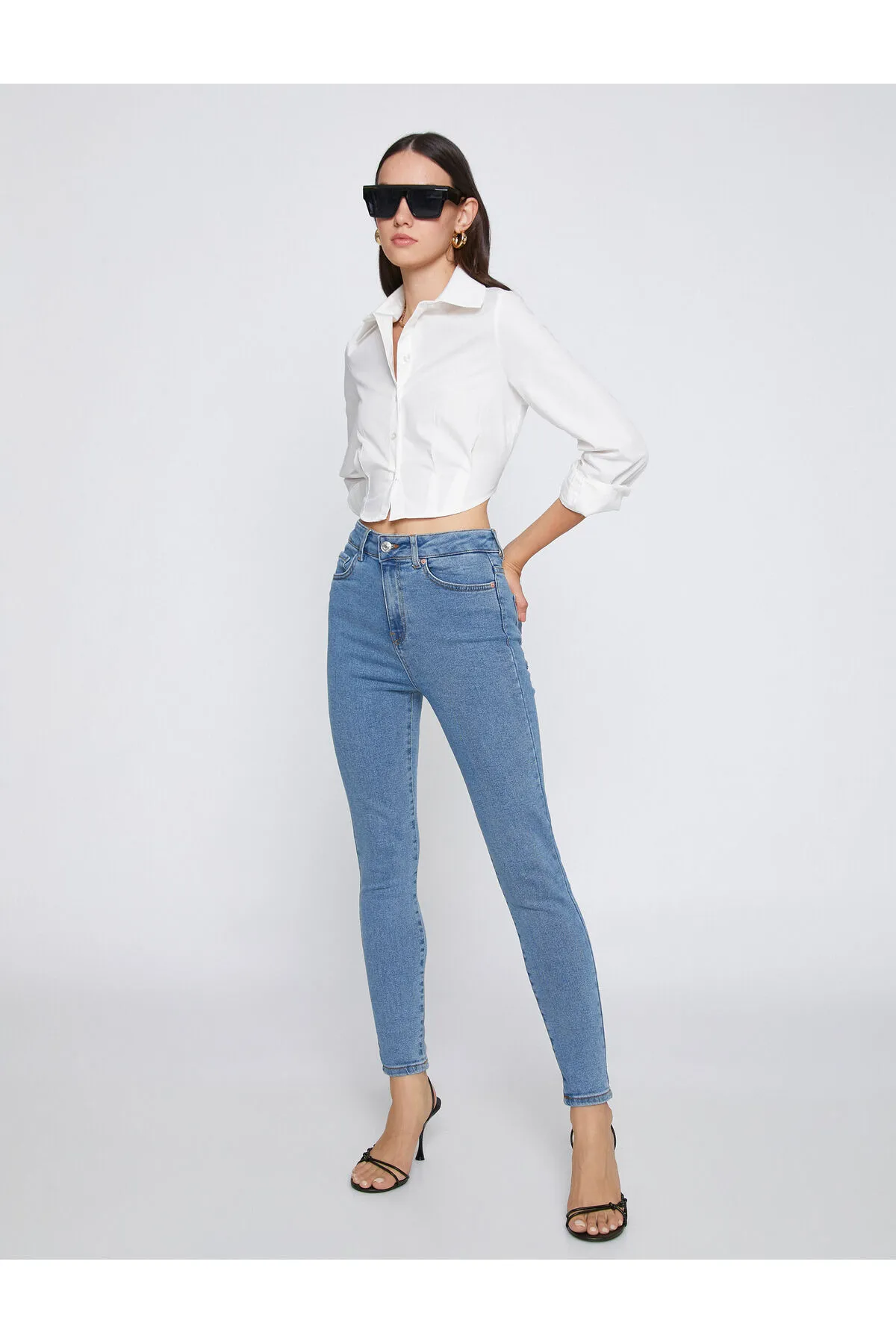 Koton  Röhrenjeans mit hoher Taille – Carmen Jean