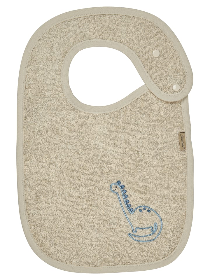 Sterntaler Lätzchen Druckknopf DINO Rexi in beige günstig kaufen onesize