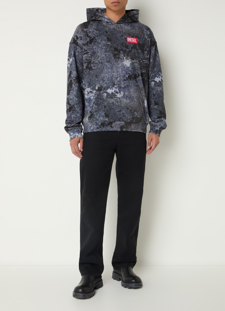 Diesel S-boxt hoodie with logo embroidery