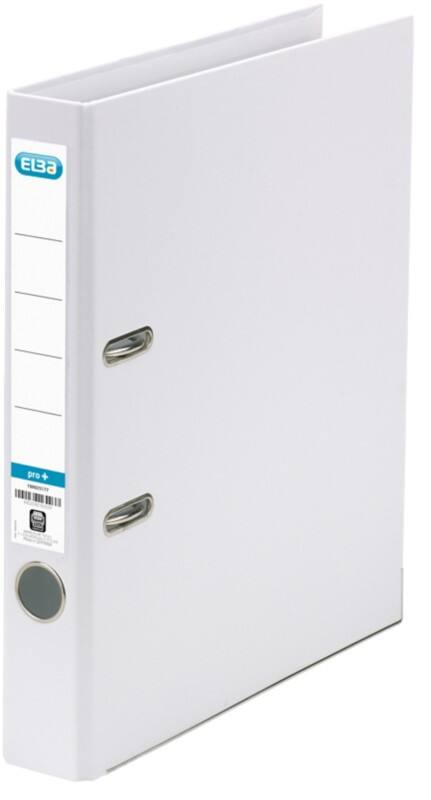 ELBA Smart Pro  Ordner DIN A4 50 mm Weiß 2 Ringe PP (Polypropylen) Hochformat