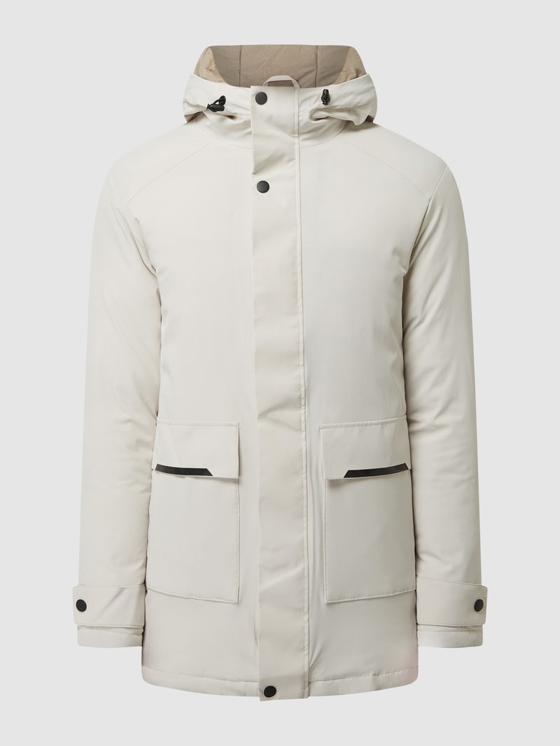 Parka mit Wattierung Modell 'Etiko' in offwhite