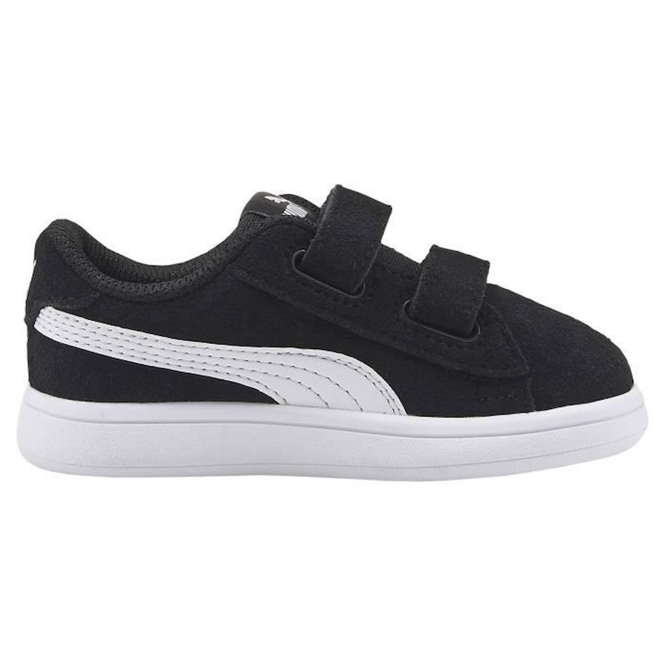 Basket Cuir Enfant Puma Smash V2 SD noir