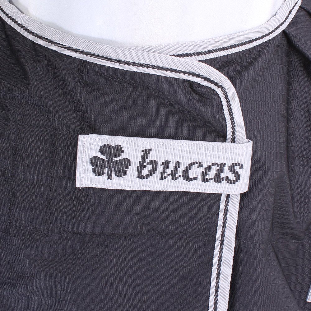 Bucas Pferde-Regendecke Bucas Anniversary Turnout Light SF 50g - Black/Silver