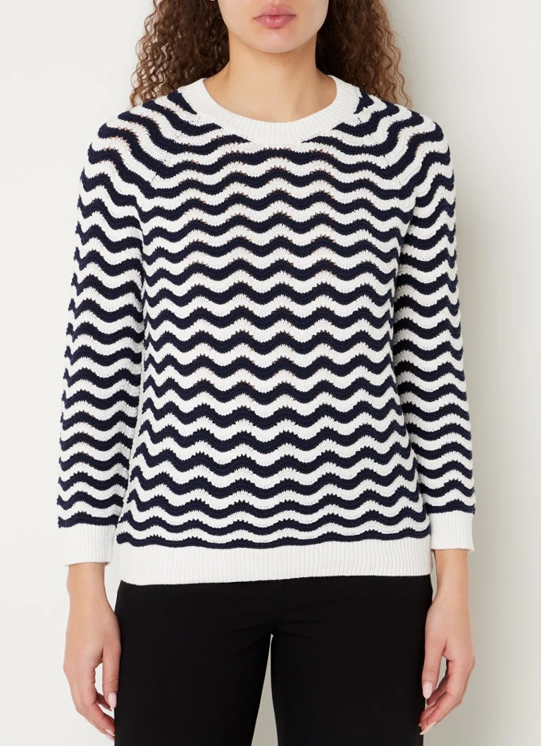 Maglione Hobbs Lulu a maglia fine con motivo traforato