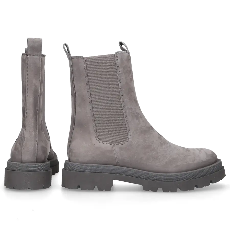 305 SOBE - Chelsea Boots SHAKIRA Nubukleder - grau