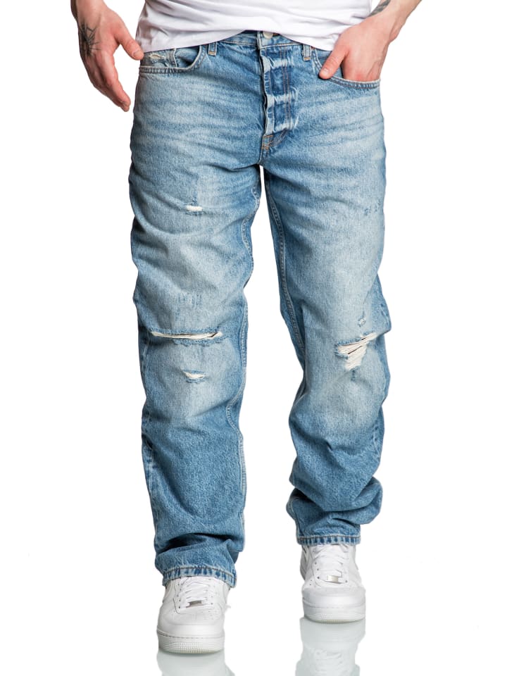 Amaci&Sons 90s Baggy Jeans YAKIMA in Hellblau günstig kaufen