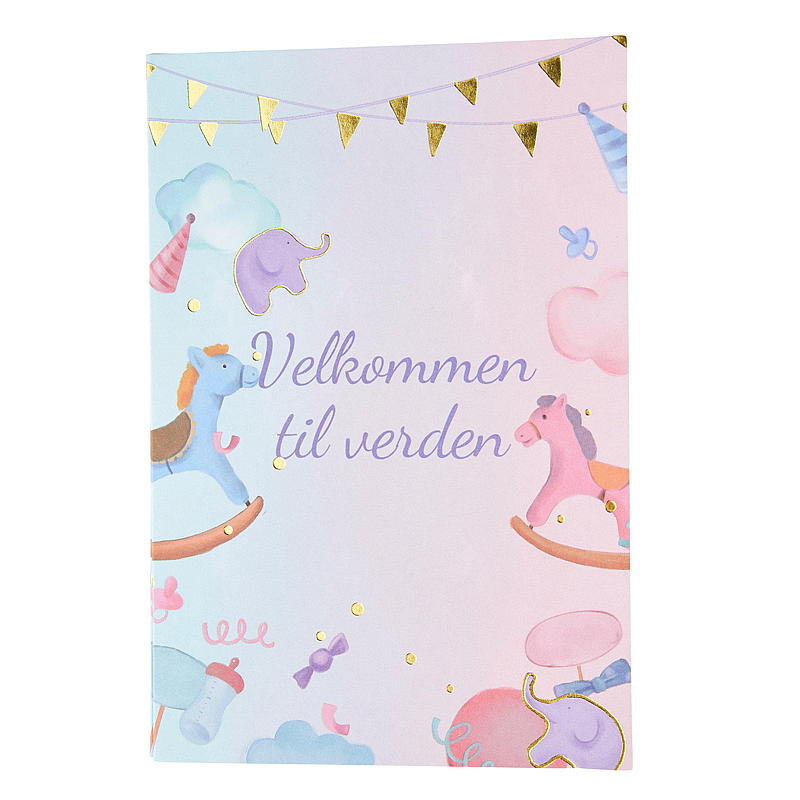 Kort velkommen til verden, rosa