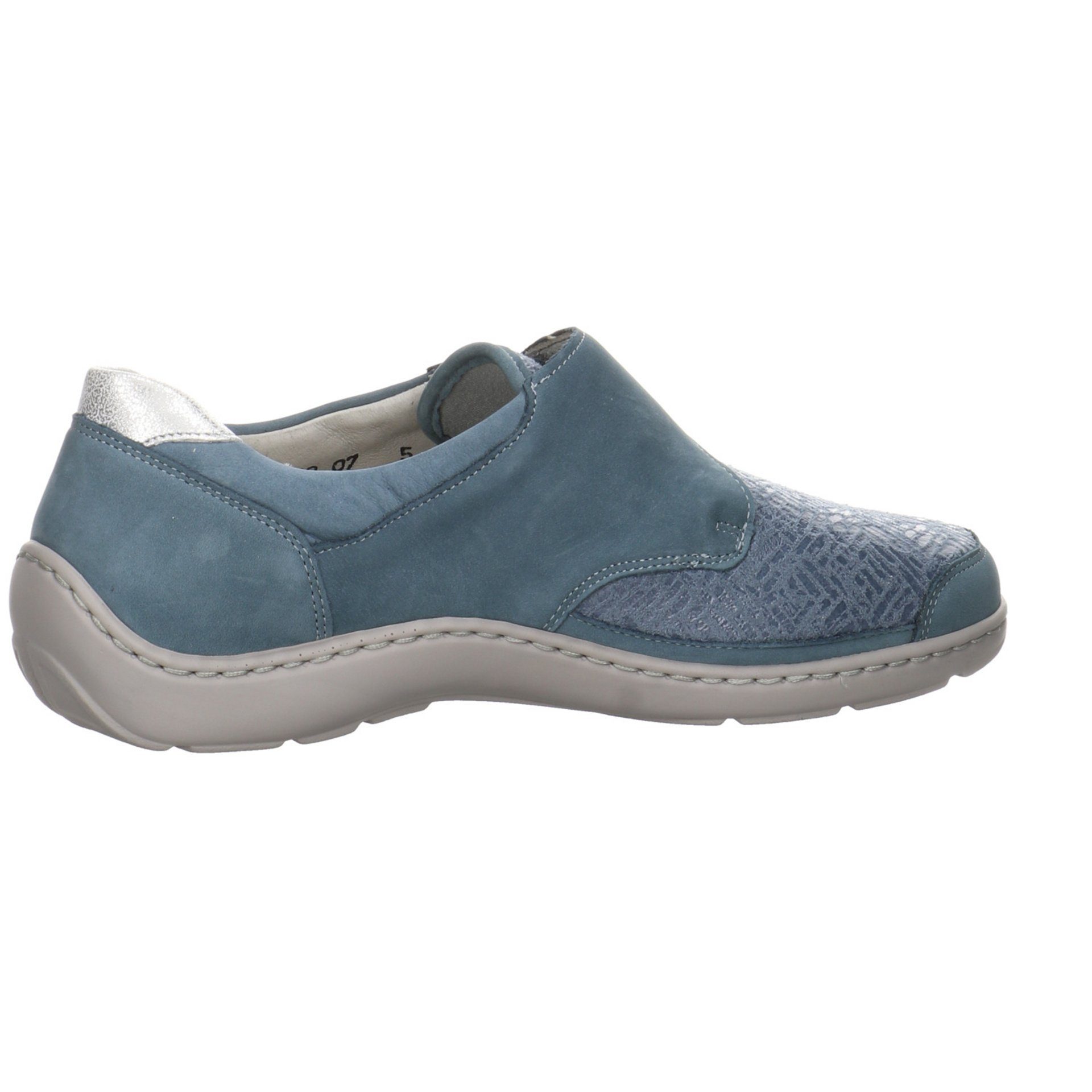 Waldläufer Damen Slipper Schuhe Henni Klettschuh Slipper Lederkombination