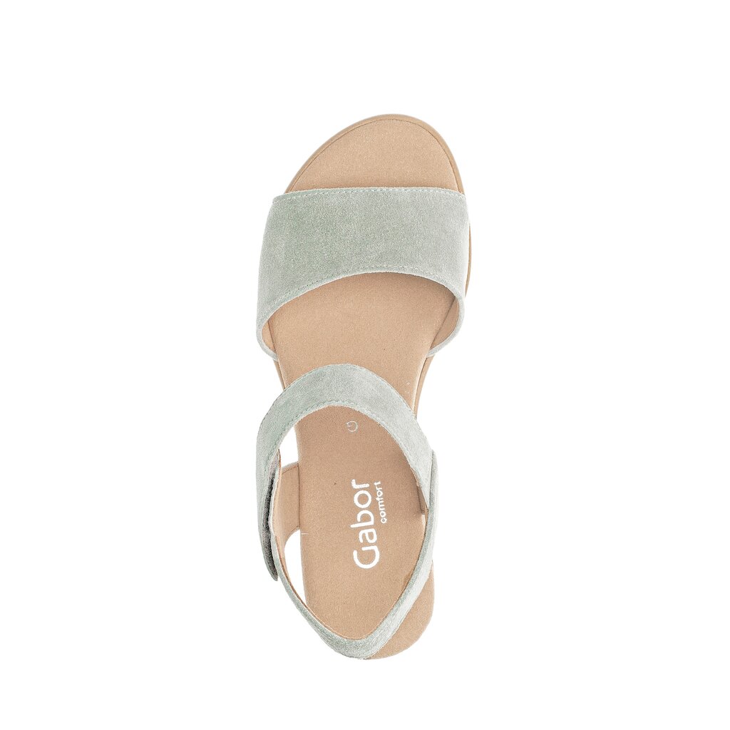 Gabor comfort Keilsandalette grün