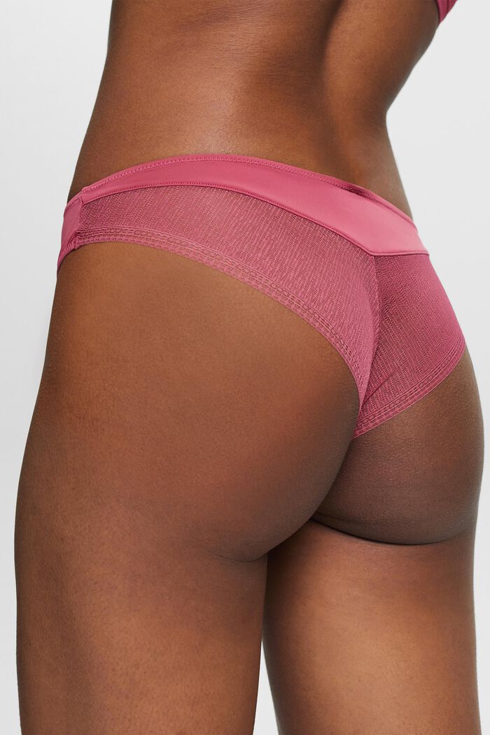 Recycelt: Hipster-Slip mit Spitze