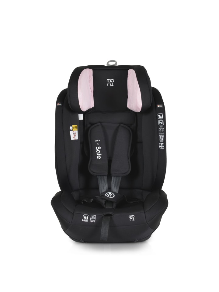 Moni Kindersitz i-Size i-Safe in rosa günstig kaufen onesize
