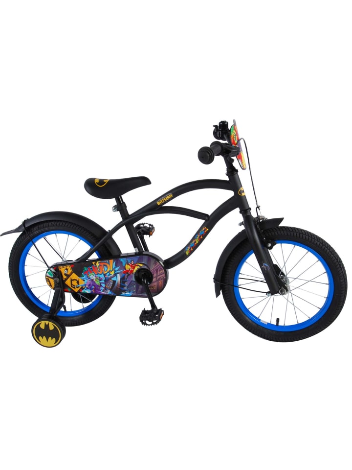 Volare Kinderfahrrad Batman für Jungen 16 Zoll Kinderrad in Schwarz 3 Jahre günstig kaufen onesize