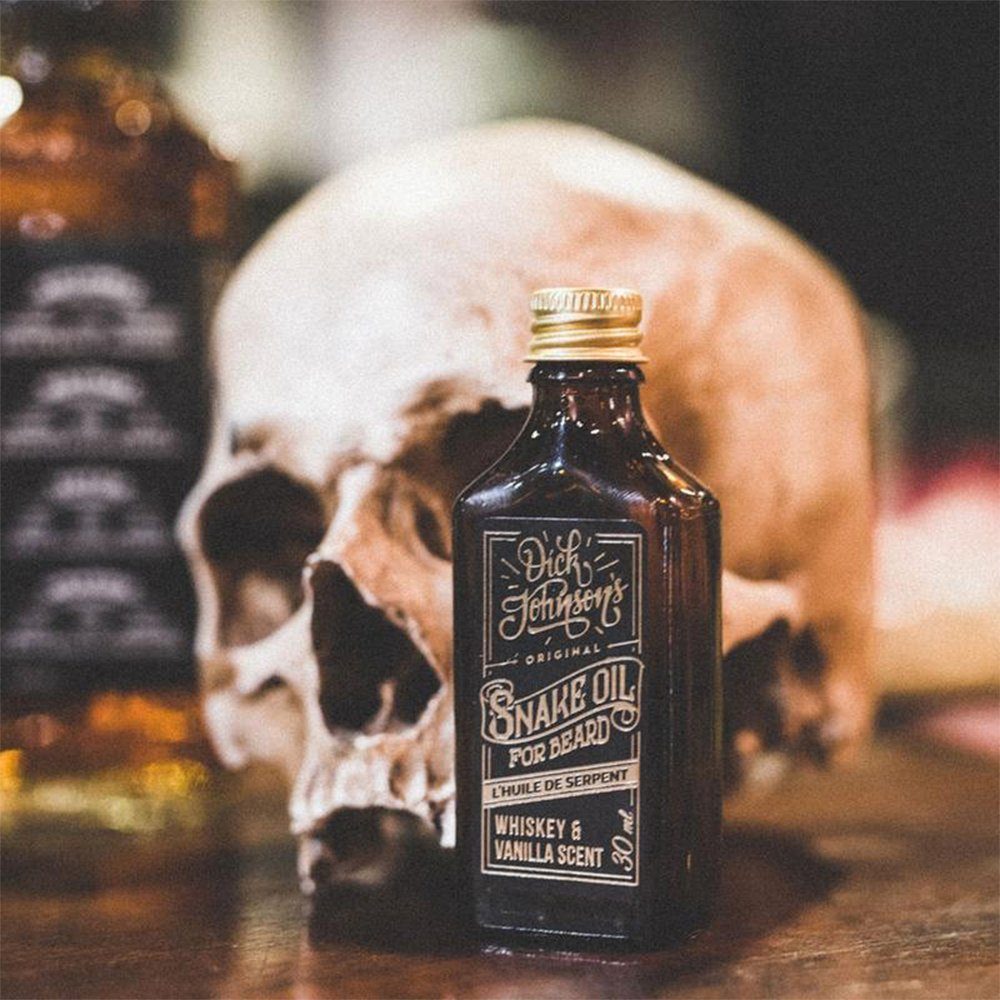Dick Johnson Bartöl Snake Oil, Einzigartiger Duft von Whiskey und Vanille