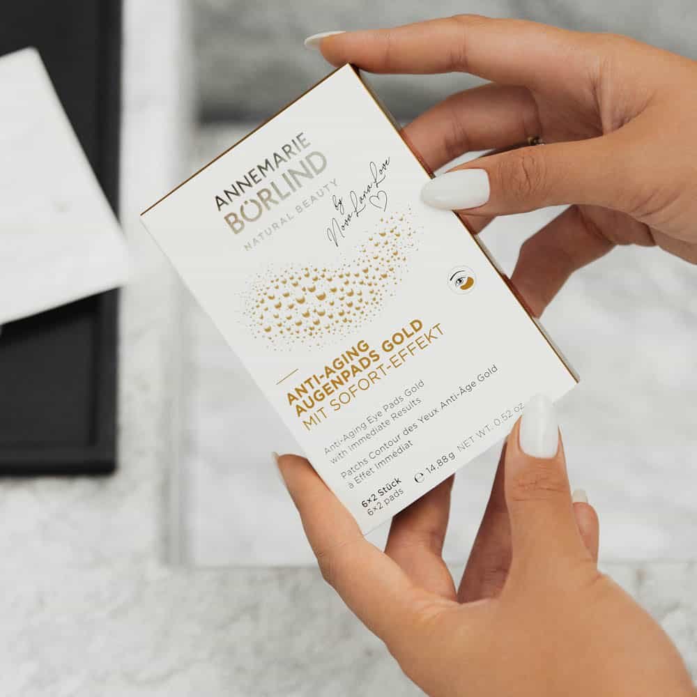 ANNEMARIE BÖRLIND AUGEN & LIPPENPFLEGE Anti-Aging Augenpads Gold